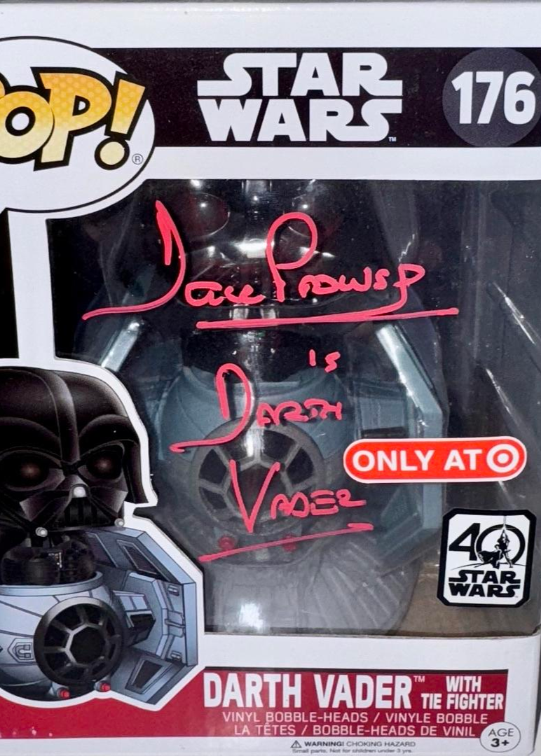David Prowse Signed Funko Pop #176 "Darth Vader" (Star Wars) *RARE* - Beckett COA